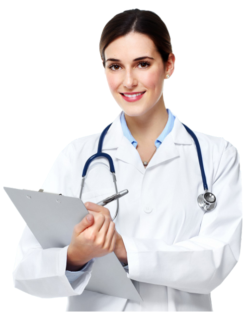 image of a woman standing